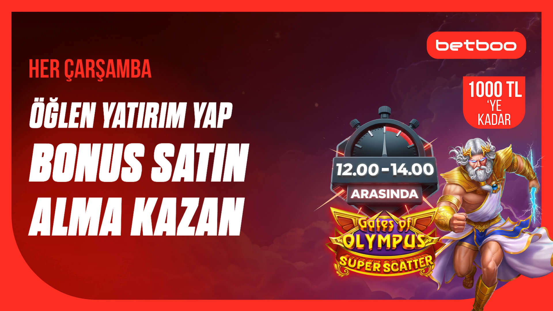 Her Çarşamba Yatırımına Bonus Satın Alma